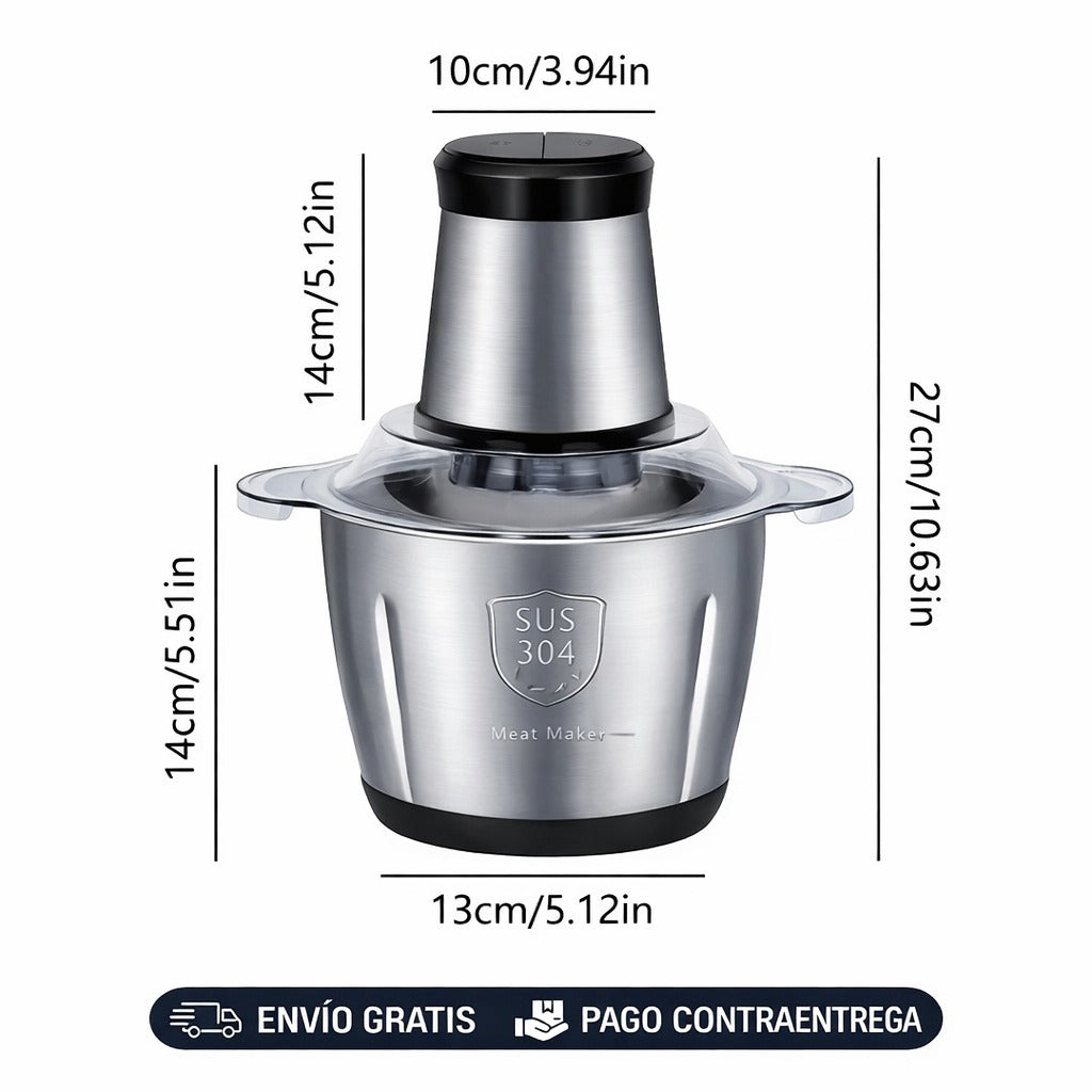 Molino Picador Eléctrico ChopMaster Pro ( 3 Litros)