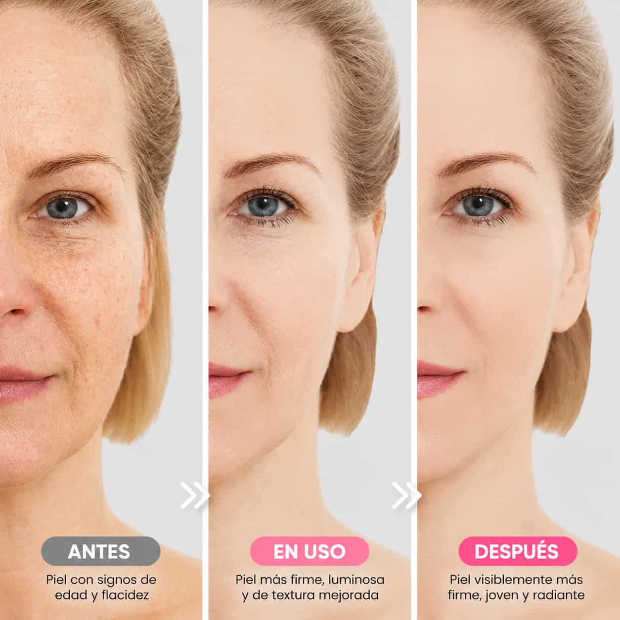 Masajeador Facial LED GlowLift™